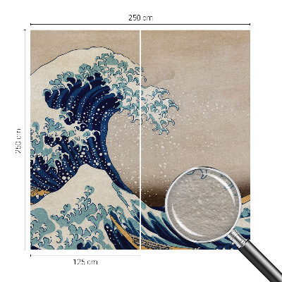 Fotobehang slaapkamer Dramatische golf