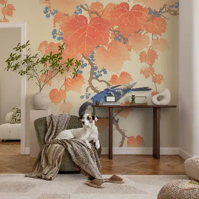 Modern fotobehang voor de woonkamer met het ontwerp 'Wijnharmonie'