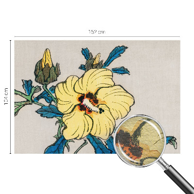 Uniek fotobehang Gele bloem