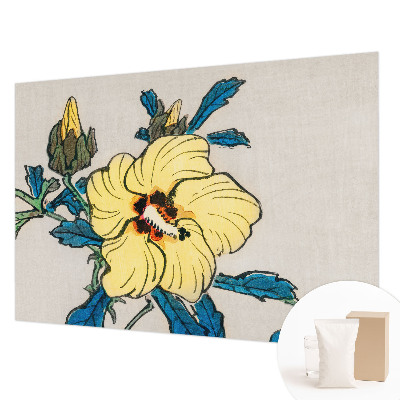 Uniek fotobehang Gele bloem