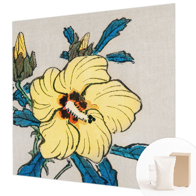 Uniek fotobehang Gele bloem