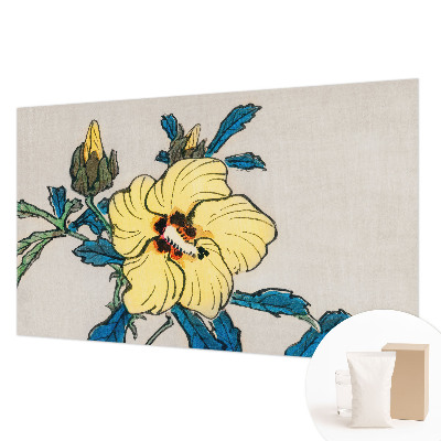 Uniek fotobehang Gele bloem