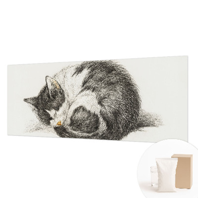Fotobehang vliesbehang met een schattig katje als motief