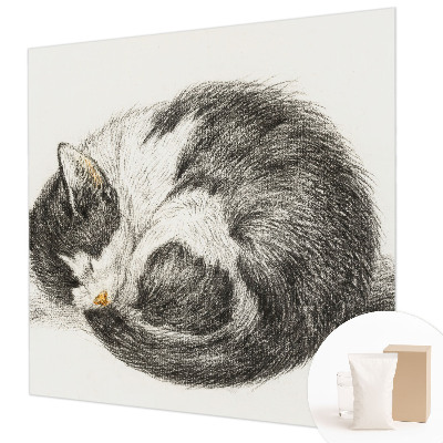 Fotobehang vliesbehang met een schattig katje als motief