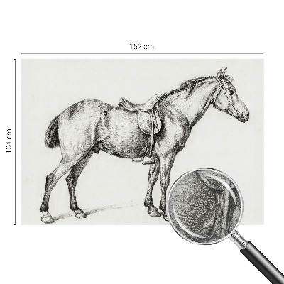 Fotobehang vlies Schets van een paard