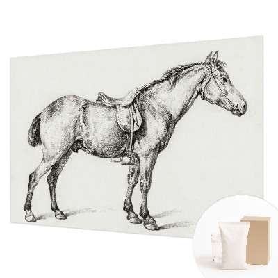 Fotobehang vlies Schets van een paard