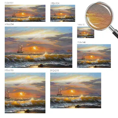 Vlies fotobehang op maat met een zeepanorama als print