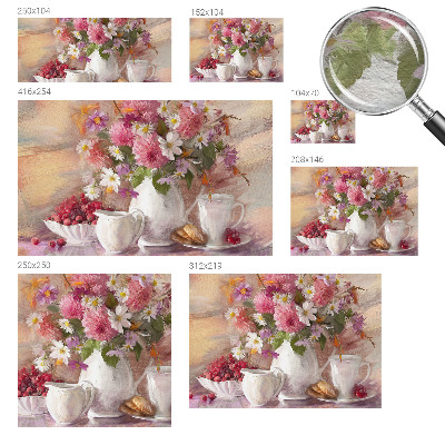 Muur behang Wilde bloemen