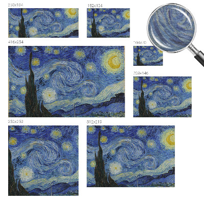 Behang met print Nachtvortex