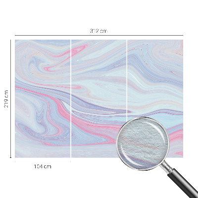 Foto behang op maat Pastelkleurige werveling