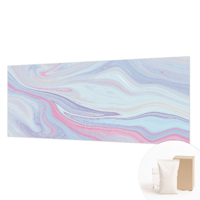 Foto behang op maat met een pastelkleurige werveling