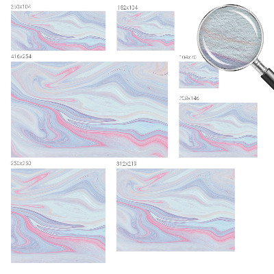 Foto behang op maat Pastelkleurige werveling