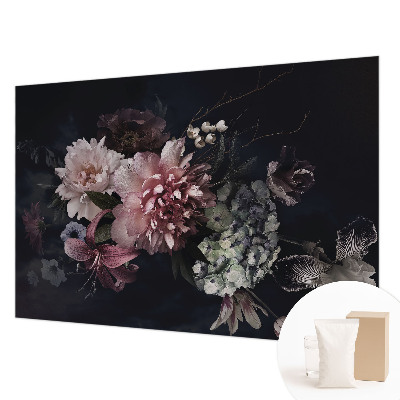 Naadloos fotobehang met een bloemarrangement