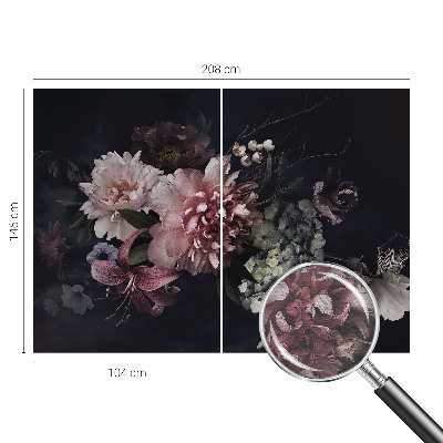 Naadloos fotobehang Bloemarrangement