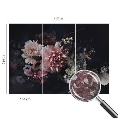 Naadloos fotobehang Bloemarrangement