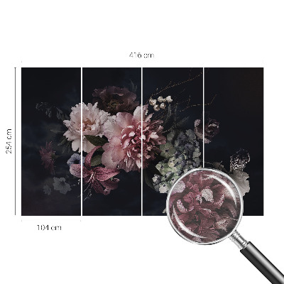 Naadloos fotobehang Bloemarrangement