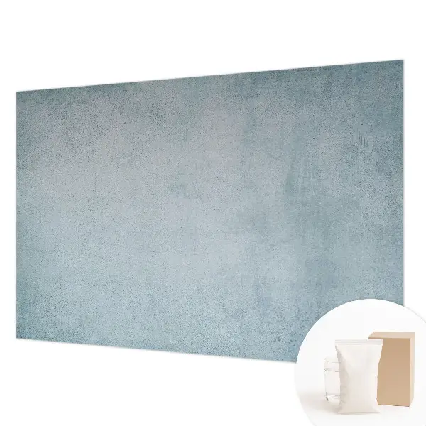 Fotobehang slaapkamer in grijstinten met betonlook