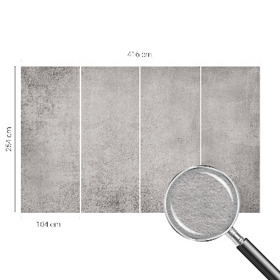 Fotobehang voor de woonkamer met een betonpatroon