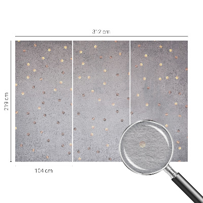 Modern fotobehang Symmetrische stippen