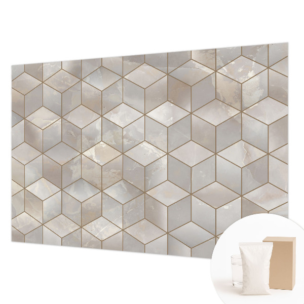 Modern fotobehang voor de woonkamer Geometrische mozaïek