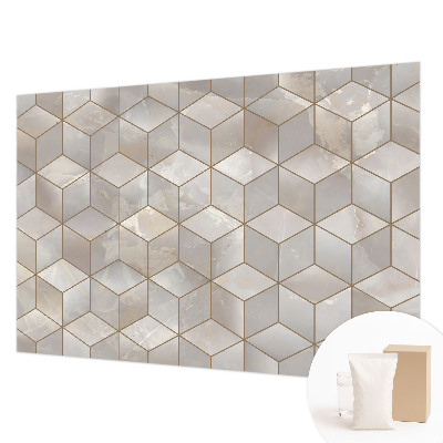 Modern fotobehang voor de woonkamer Geometrische mozaïek