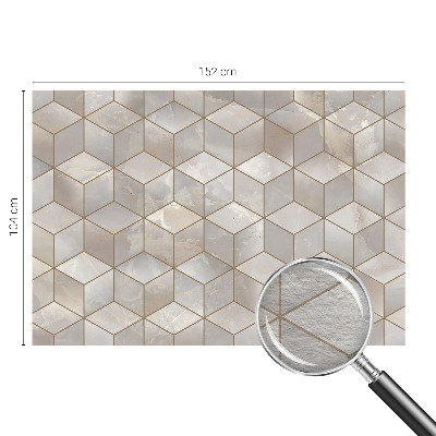 Modern fotobehang voor de woonkamer Geometrische mozaïek