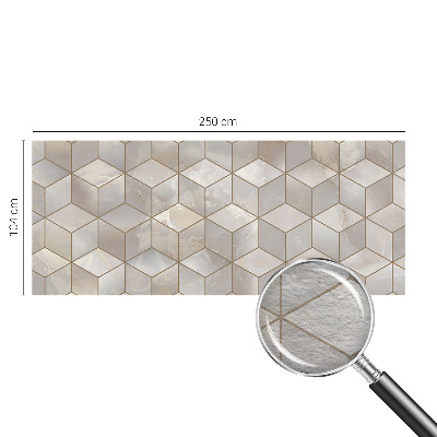 Modern fotobehang voor de woonkamer Geometrische mozaïek