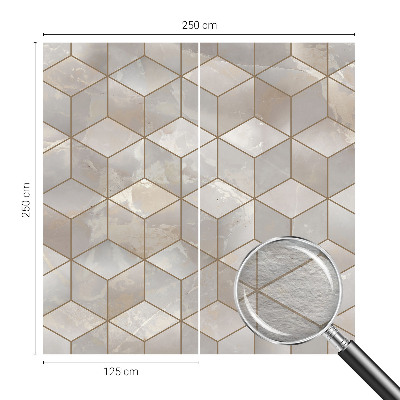 Modern fotobehang voor de woonkamer Geometrische mozaïek