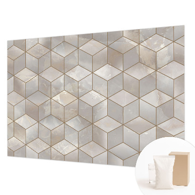 Modern fotobehang voor de woonkamer Geometrische mozaïek