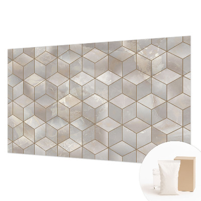 Modern fotobehang voor de woonkamer Geometrische mozaïek