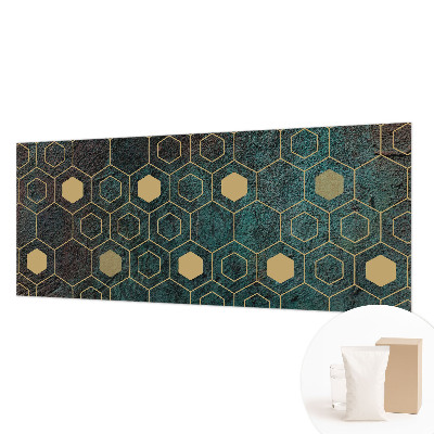 Premium fotobehang met geometrische zeshoeken