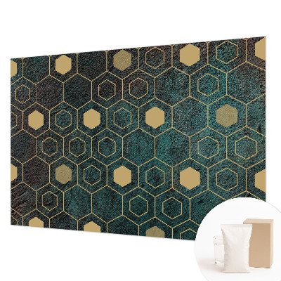 Premium fotobehang Geometrische zeshoeken