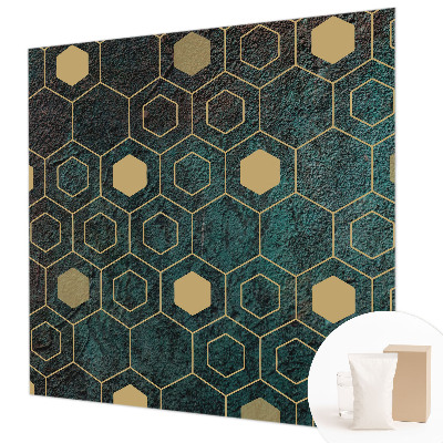 Premium fotobehang Geometrische zeshoeken