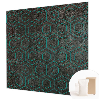 Kwalitatief fotobehang met een geometrisch patroon