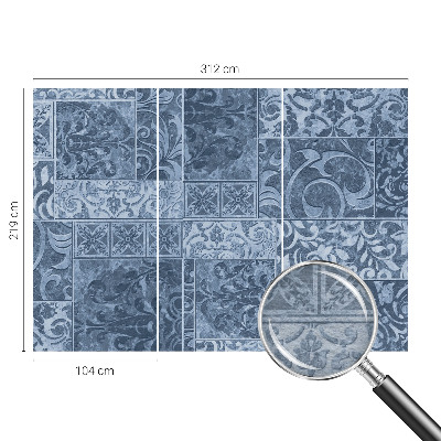 Hoogwaardig fotobehang Plantenornamenten