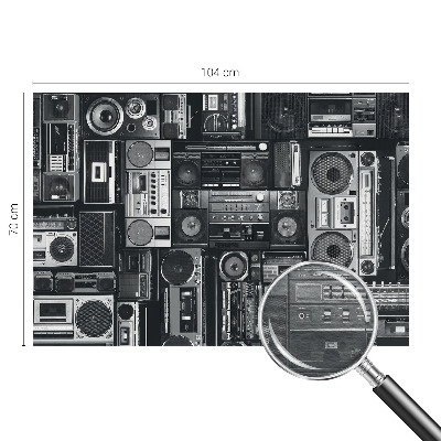 Sfeervol fotobehang Retro radio