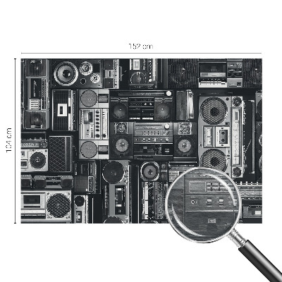 Sfeervol fotobehang Retro radio
