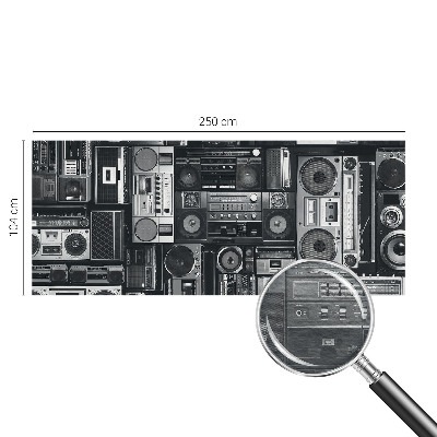 Sfeervol fotobehang Retro radio