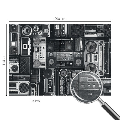Sfeervol fotobehang Retro radio
