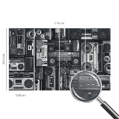 Sfeervol fotobehang Retro radio