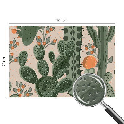 Vlies fotobehang Groene cactussen