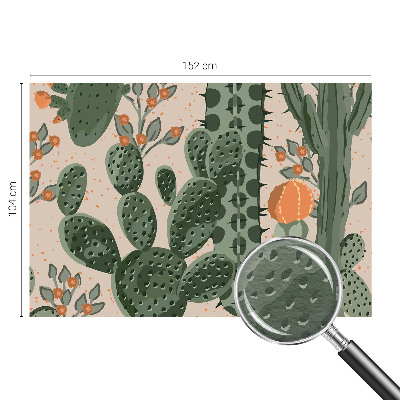 Vlies fotobehang Groene cactussen