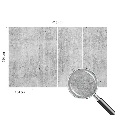 Fotobehang vlies met print van een betonnen muur