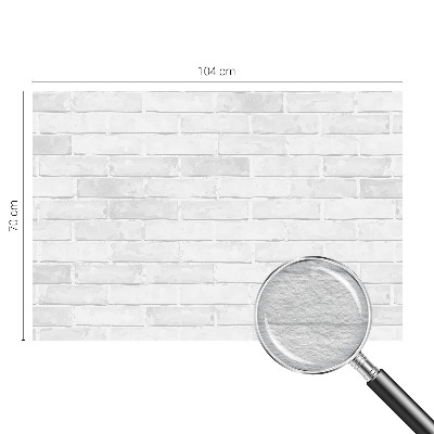 Vliesbehang fotobehang woonkamer met print van een bakstenen muur