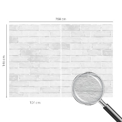 Vliesbehang fotobehang woonkamer met print van een bakstenen muur