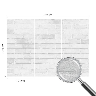 Vliesbehang fotobehang woonkamer Bakstenen muur