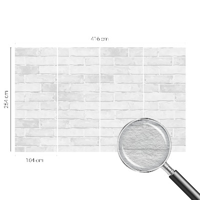 Vliesbehang fotobehang woonkamer Bakstenen muur