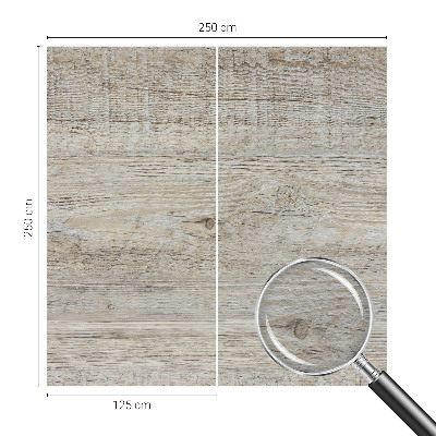 Fotobehang met print van houten ringen
