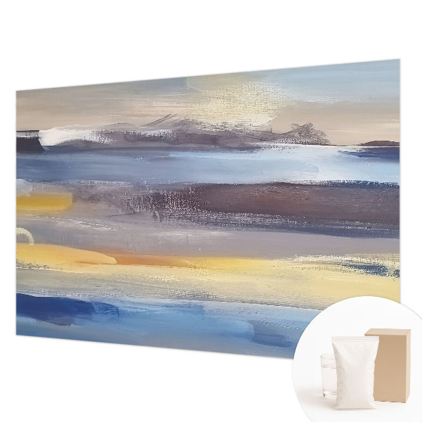 Vlies fotobehang op maat met een vredig landschap als motief