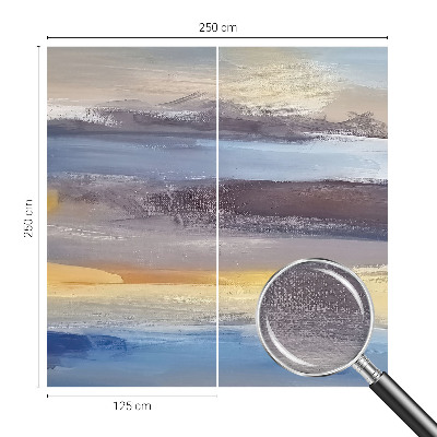 Vlies fotobehang op maat Vreedzaam landschap